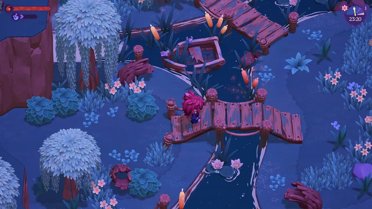 Marshes, bridges and water's edge — the kind of spots you'll fish and forage around at night.