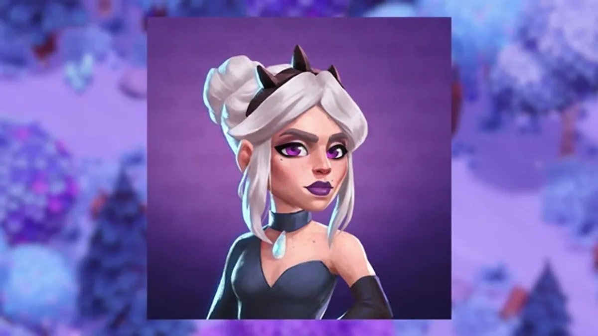 Fiona's character portrait shown during a Moonlight Peaks romance overview video.